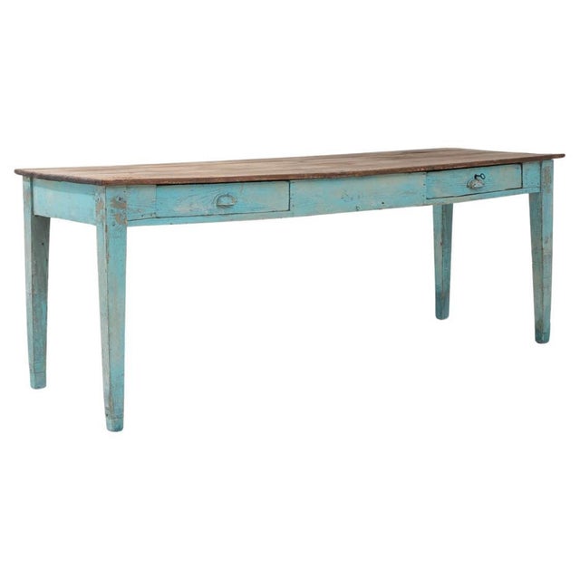 Early 20th Century French Wooden Dining Table For Sale - Image 15 of 18