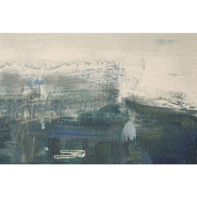 Late 20th Century Abstract Ocean Landscape Painting, 'Off the Path' For Sale - Image 9 of 18
