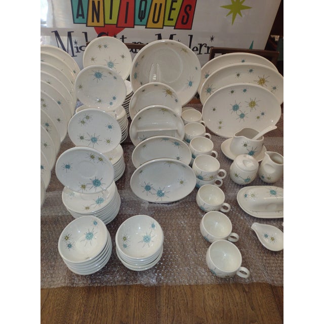 Franciscan China Fanciscan Starburst DInnerware Set for 12 - 195 Pieces For Sale - Image 4 of 12