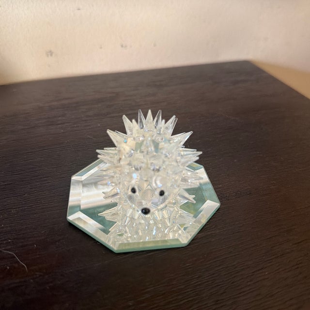 This Austrian-made Swarovski crystal hedgehog has been in the family since the 1980s, when it was acquired while the...
