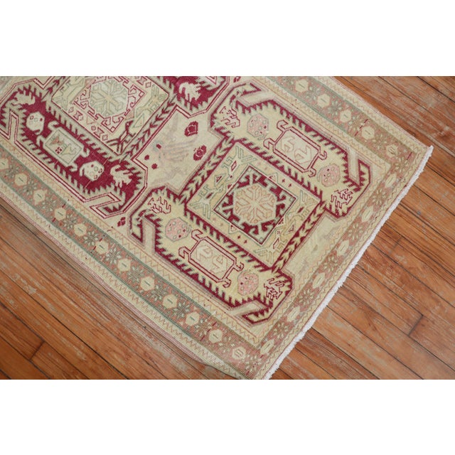 Rustic Vintage Zabihi Collection Turkish Anatolian Rugs - A Pair - 2'5" x 3'3" For Sale - Image 3 of 12