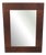Modern Mahogany Veneer Mirror, 1950s For Sale