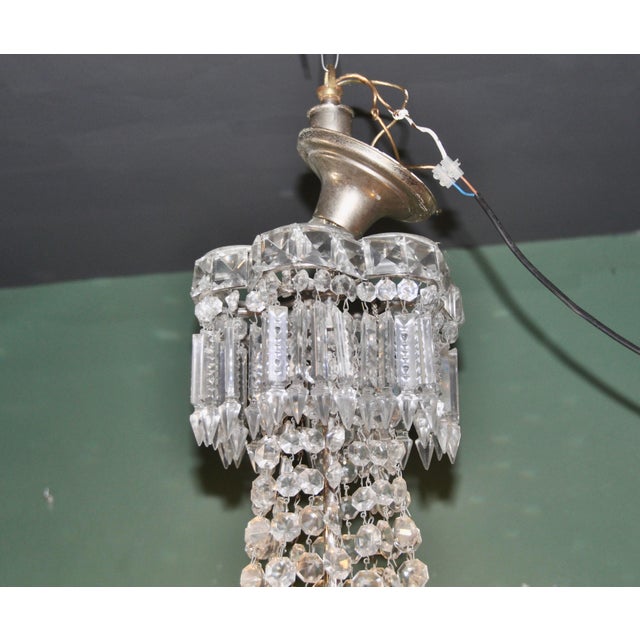 Vintage Crystal Chandelier, 1960s For Sale - Image 11 of 18