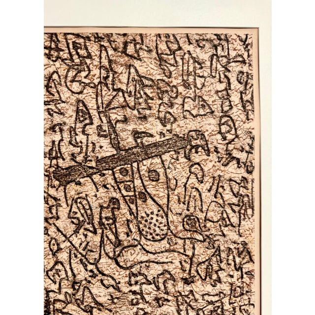 Max Ernst, Max Ernst Dada Surrealist Hand Signed Lithograph Poster for a Jewish Museum, 1966 For Sale - Image 16 of 17