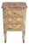 19th Century French Transition-Style Half Chest of Drawers with Marble Top For Sale