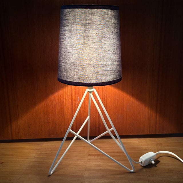 A rare functionalist mid-century table lamp designed by Swedish designer Nils Strinning in the 1950s and produced by...