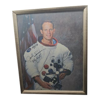 8x10 Autographed/Framed Photo of Former Nasa Astronaut Jack R. Lousma, W/Provenance For Sale