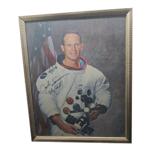 8x10 Autographed/Framed Photo of Former Nasa Astronaut Jack R. Lousma, W/Provenance