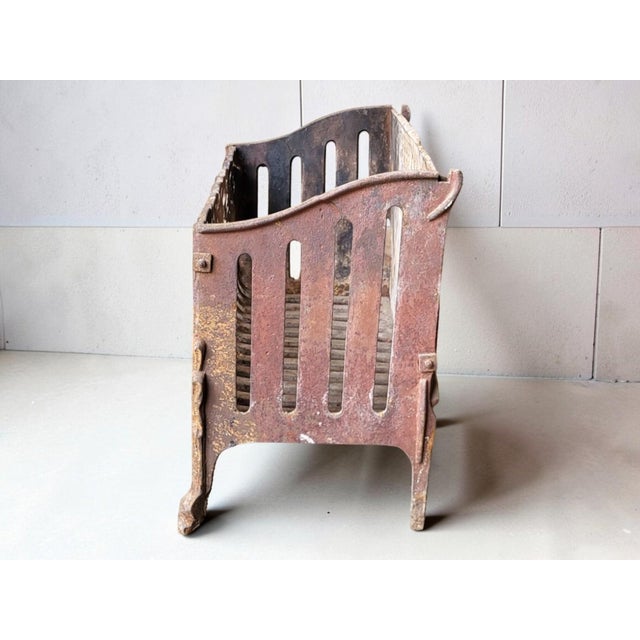 Cast Iron Log Holder or Fireplace Basket, 1920s For Sale - Image 6 of 9