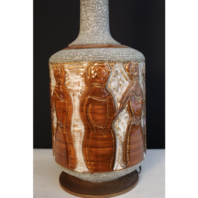 Mid 20Th Century Aldo Londi Influence Table Lamp For Sale - Image 13 of 17