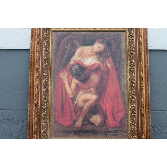 Vintage Tomasz Rut "Promethia" Limited Edition Framed Giclee on Canvas #27 of 75 For Sale - Image 12 of 13