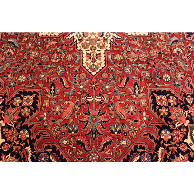 Early 20th Century Nazmiyal Collection Antique Heriz Rug For Sale - Image 5 of 12