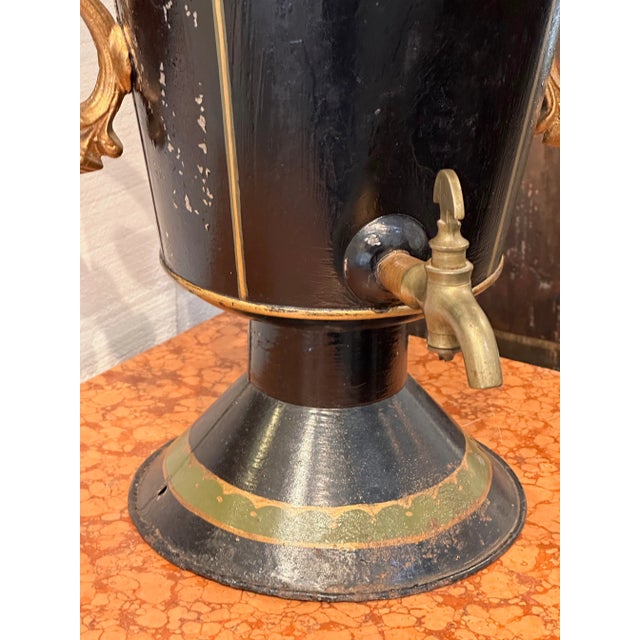 Late 19th Century Tole Water Urn For Sale - Image 6 of 6