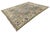 Modern Oushak Style Hand-Knotted Wool Area Rug in Taupe Grey With Vibrant Floral For Sale - Image 12 of 12