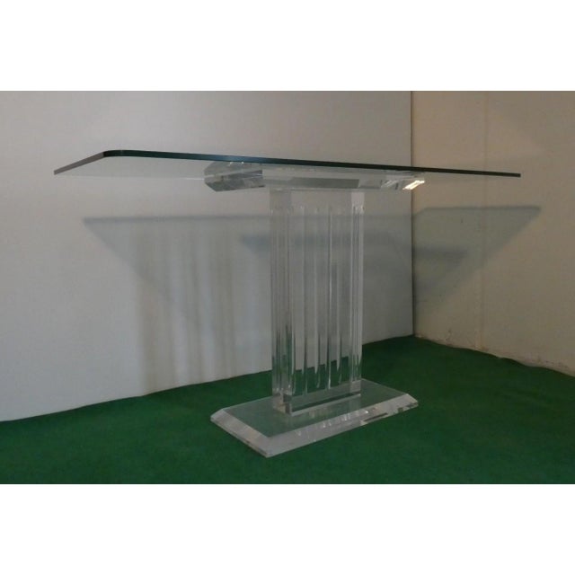 Vintage Sculptural Base for Acrylic Glass Table, Italy, 2000 For Sale - Image 15 of 16