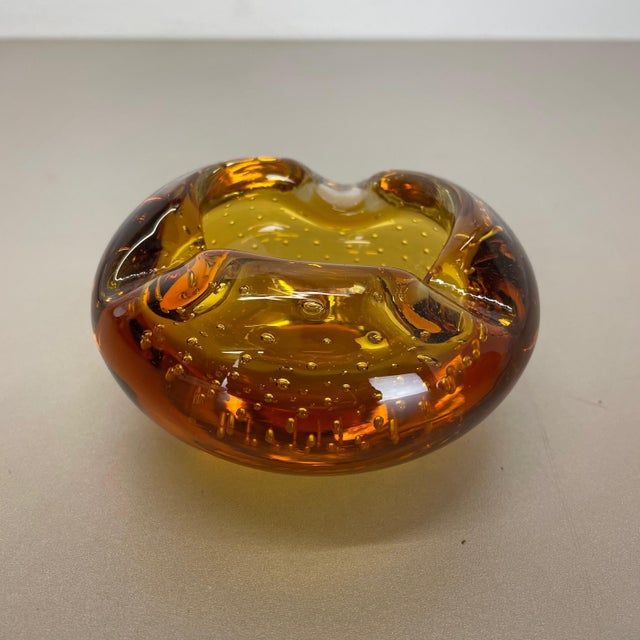 Purple Murano Glass Bubble Structure Ashtrays, Italy, 1970s, Set of 2 For Sale - Image 8 of 18