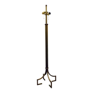 Baker Antique Brass Finished Classic Floor Lamp