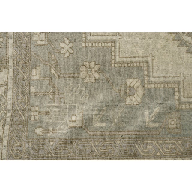 Vintage Circa 1940 Turkish Oushak Tash Rug 6' X 10'5 For Sale - Image 10 of 10