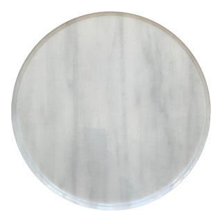 Vintage Carrara Marble Lazy Susan For Sale