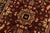 1990s Shabby Chic Ziegler 1990's Red/Blue Wool Runner Rug- 2'8'' X 13'4'' For Sale - Image 5 of 10