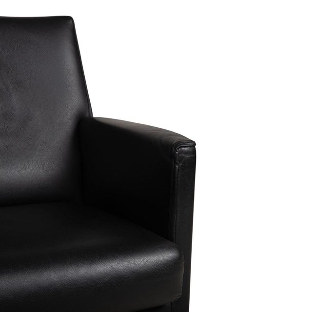 Chairs in Black Leather from Wittmann, Set of 2 For Sale - Image 6 of 16