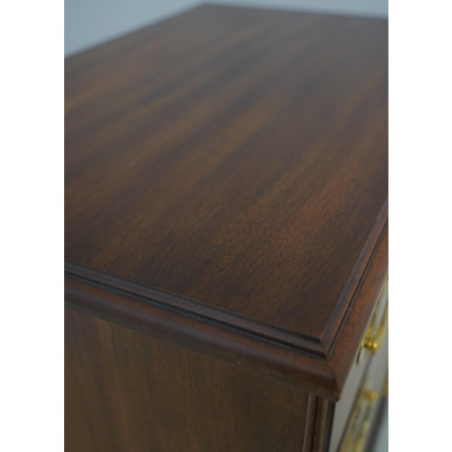 Henkel Harris 4-Drawer Walnut Bachelor Chest For Sale - Image 10 of 16