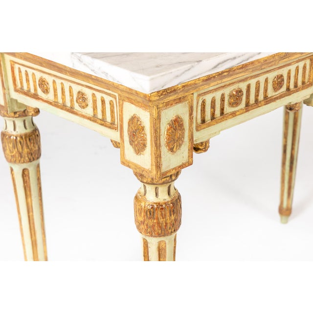 18th Century Italian Painted Console Table For Sale - Image 9 of 11