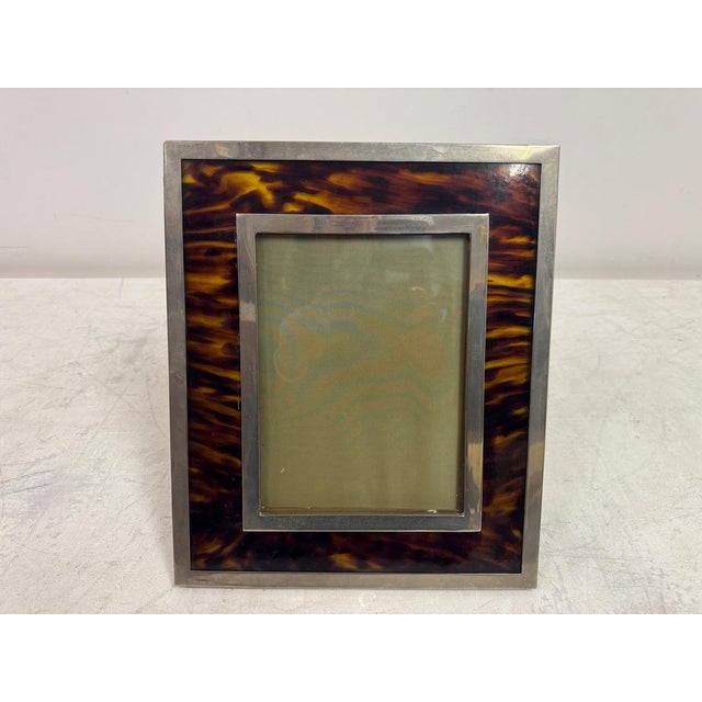 Vintage Italian Photo Frame by Gabriella Crespi, 1970s For Sale - Image 4 of 11