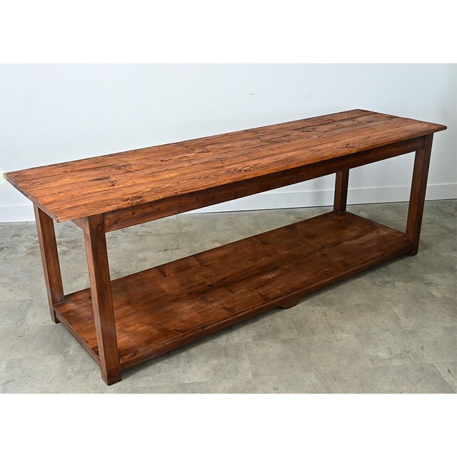 French Provincial French 19th Century Drapery Table/Workbench For Sale - Image 3 of 12