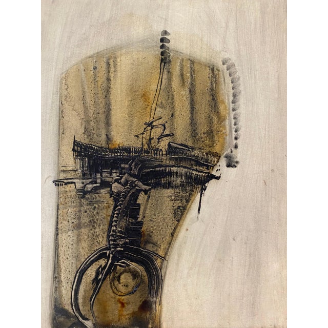 Modern Jean-Pierre Vielfaure, Mont à mufle rageur, Oil Painting For Sale - Image 3 of 6