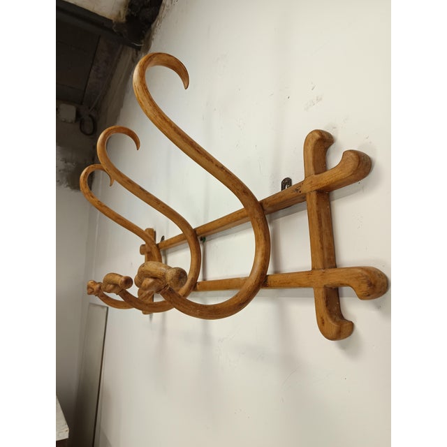 Wall-Mounted Coat Rack from Thonet, 1890s For Sale - Image 5 of 15