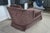 Late 20th Century Late 20th Century Edwards Furniture Inc Modern Suede Chaise Lounge Quilted Dark Burgundy Brown For Sale - Image 5 of 13