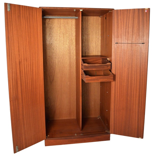 Mid Century G Plan Fresco Teak Wardrobe Armoire Chairish