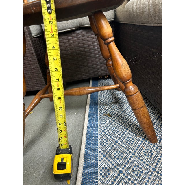 Chestnut Mid 19th Century American Windsor Chair For Sale - Image 8 of 9