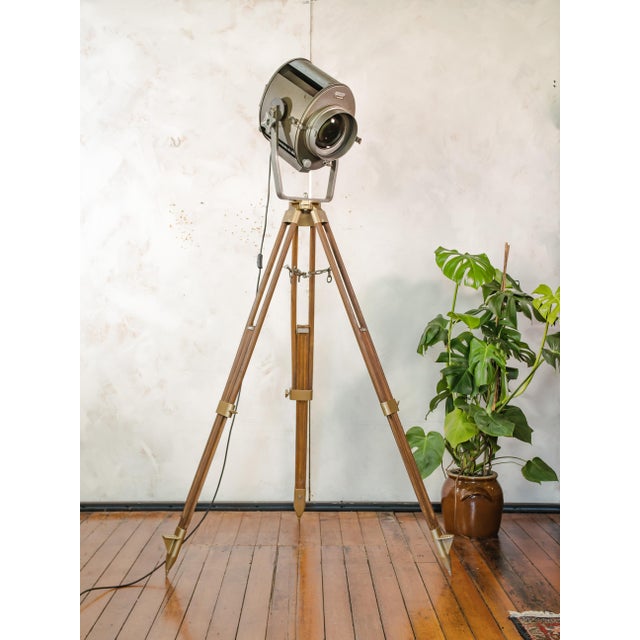 Large Industrial Theater Spotlight Floor Lamp from ADB, Belgium, 1960s For Sale - Image 18 of 18