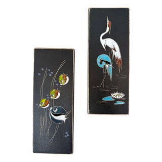 Vintage Wall Panels from Ruscha, 1970s, Set of 2 For Sale