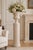 Showcase your favorite decor with our White Round Wicker Pedestal. Crafted from high-quality natural wicker, this pedestal...