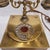 Rotary Telephone in Marquetry and Gilt Bronze, Italy, 1970s For Sale - Image 11 of 14