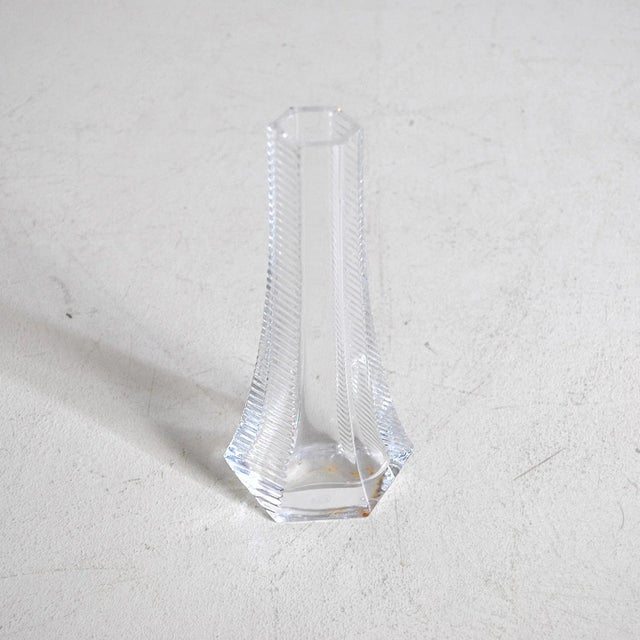 Crystal Vase by Baccarat, 1970s For Sale - Image 6 of 7
