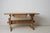 Wood Rustic Folk Art Trestle Dining Table For Sale - Image 7 of 14