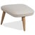 Set of Oda Lounge Chair and Ottoman in Cream Upholstery from Audo Copenhagen For Sale - Image 5 of 18