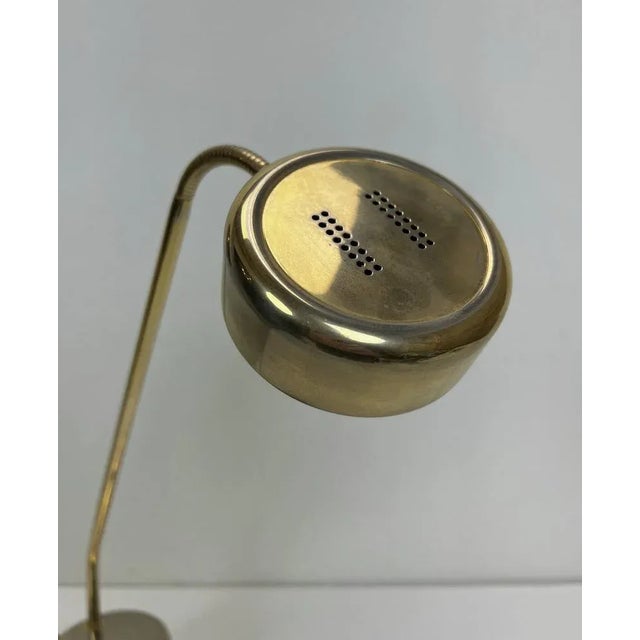 Dutch Brass Desk Lamp by Vrieland, 1970s For Sale - Image 4 of 12
