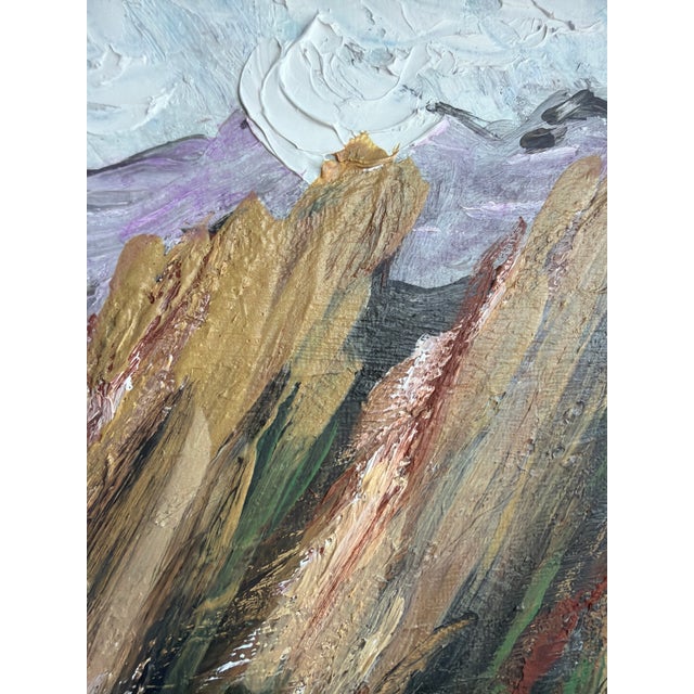 2026 Original Boulder Flatirons Painting by L. Romo – 9 x 12 Inches Original acrylic and oil painting on canvas board...