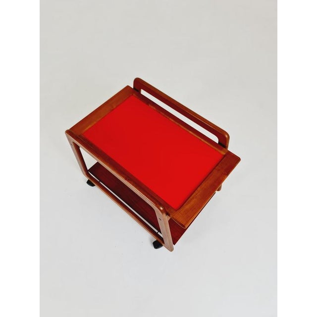 Vintage Danish Trolley in Teak from Sika Mobler, 1960s For Sale - Image 3 of 18