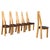 Sculptural Elm and Black Leather Dining Chairs, France, 1970s, Set of 6 For Sale - Image 17 of 17