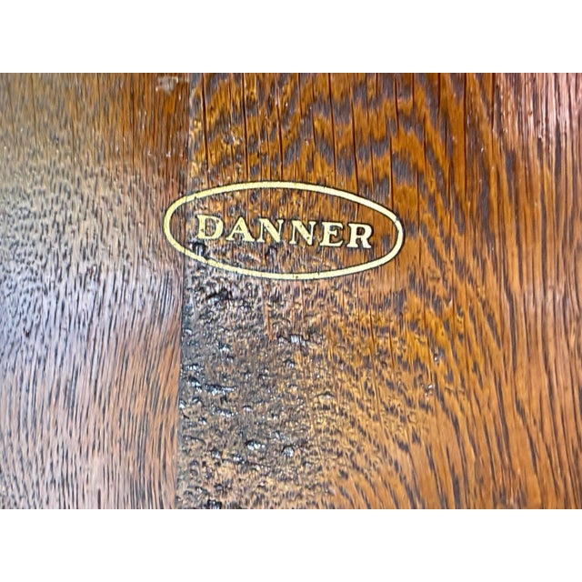 Wood Antique Oak Danner Stacking Barrister Bookcase With Glass Doors For Sale - Image 7 of 12