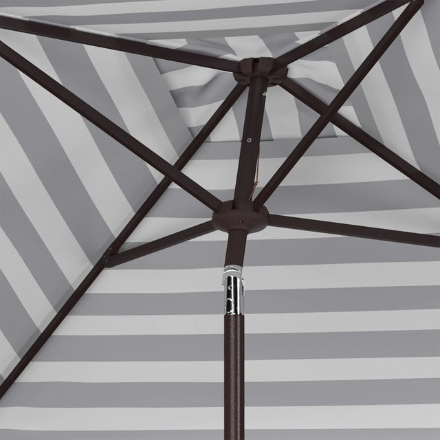 Elsa 7.5 Square Umbrella - Navy/White For Sale - Image 4 of 4