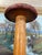 Textile Industrial Wooden Textile Mill Bobbin or Spool With Red Painted Ends For Sale - Image 7 of 10