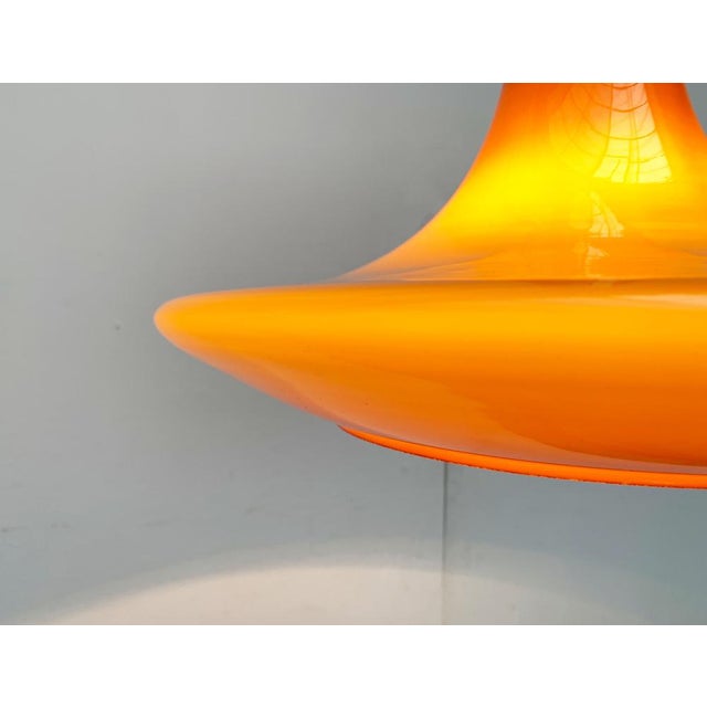 Metal Mid-Century Tulip Glass Pendant Lamp from Peill & Putzler, 1960s For Sale - Image 7 of 18