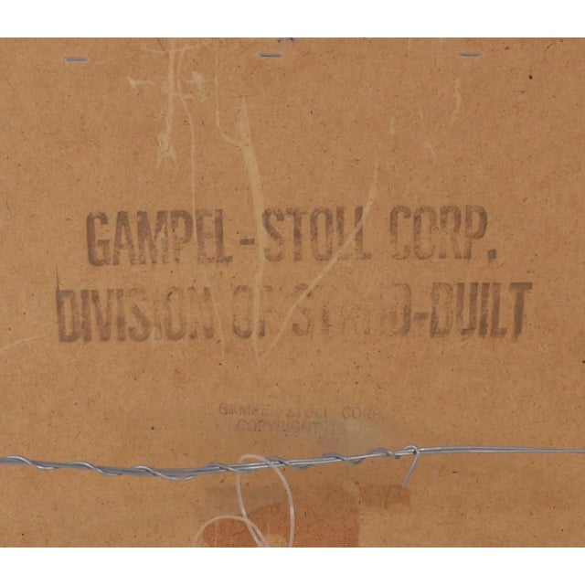 1980s Gampell-Stoll Neoclassical Mirror Framed Wall Mirror For Sale - Image 5 of 6